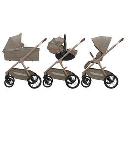 Maxi Cosi Pushchairs Maxi-Cosi Oxford+ Complete Pushchair Bundle with Maxi-Cosi Pebble Slide Pro Car Seat & Base - Oak Truffle
