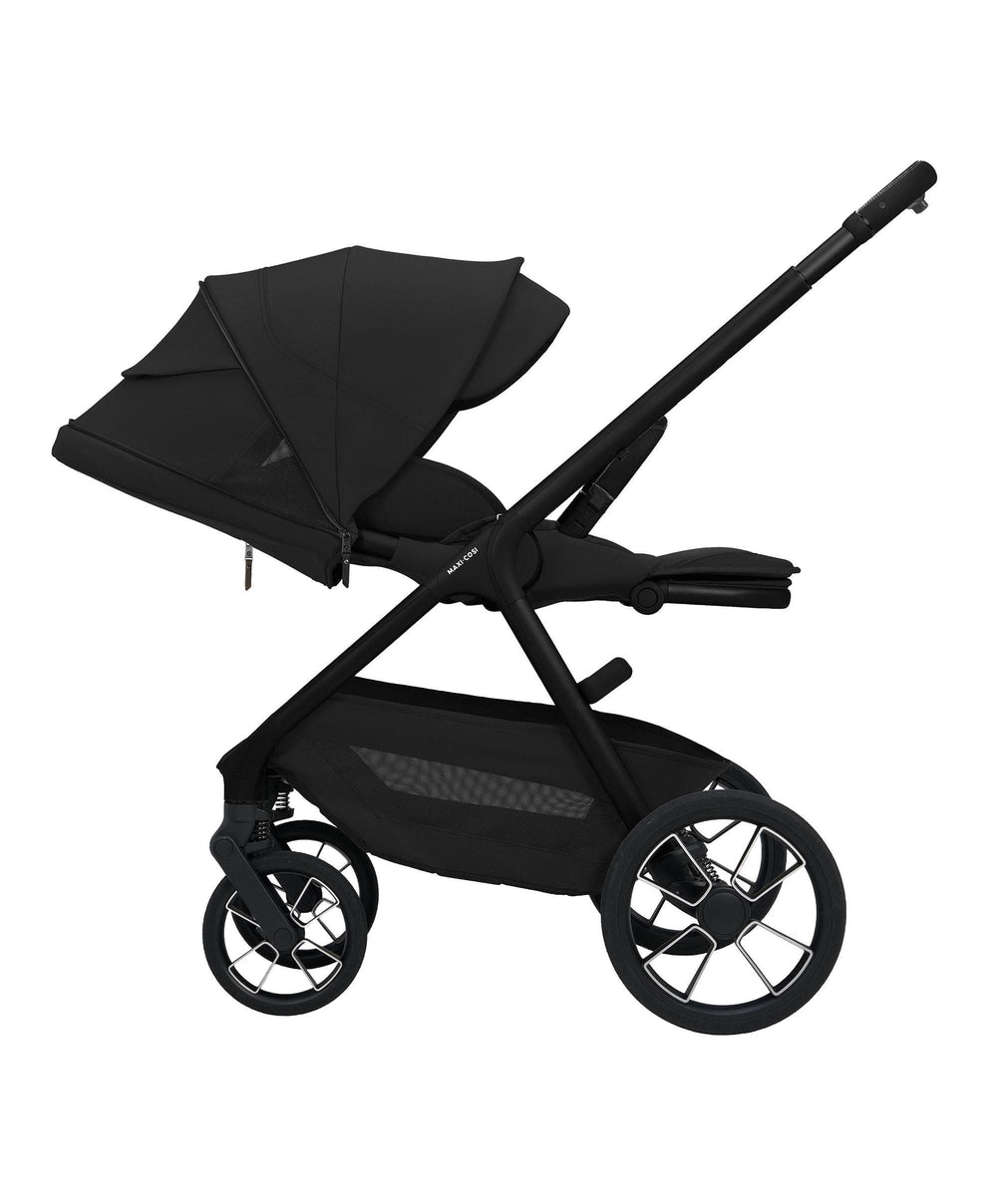 Maxi Cosi Pushchairs Maxi-Cosi Oxford+ Complete Pushchair Bundle with Maxi-Cosi Pebble Slide Pro Car Seat &amp; Base - Onyx Black
