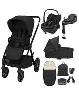 Maxi Cosi Pushchairs Maxi-Cosi Oxford+ Complete Pushchair Bundle with Maxi-Cosi Pebble Slide Pro Car Seat & Base - Onyx Black
