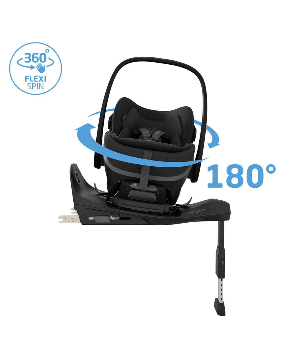 Maxi Cosi Pushchairs Maxi-Cosi Oxford+ Complete Pushchair Bundle with Maxi-Cosi Pebble Slide Pro Car Seat &amp; Base - Onyx Black