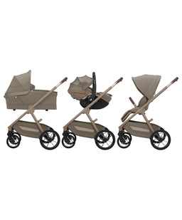 Maxi Cosi Pushchairs Maxi-Cosi Oxford+ Pushchair & Carrycot Essential Bundle -  Onyx Black
