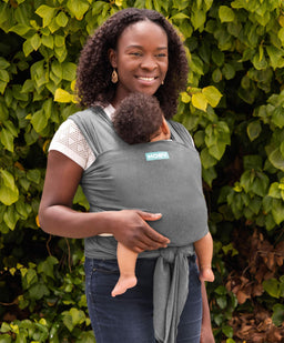 Moby Baby Carriers Moby Elements Wrap Baby Carrier - Asphalt