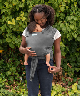 Moby Baby Carriers Moby Elements Wrap Baby Carrier - Asphalt