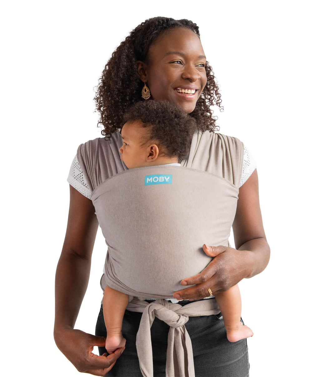 Moby Baby Carriers Moby Elements Wrap Baby Carrier - Taupe