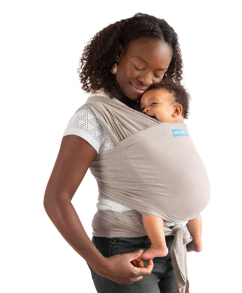 Moby Baby Carriers Moby Elements Wrap Baby Carrier - Taupe