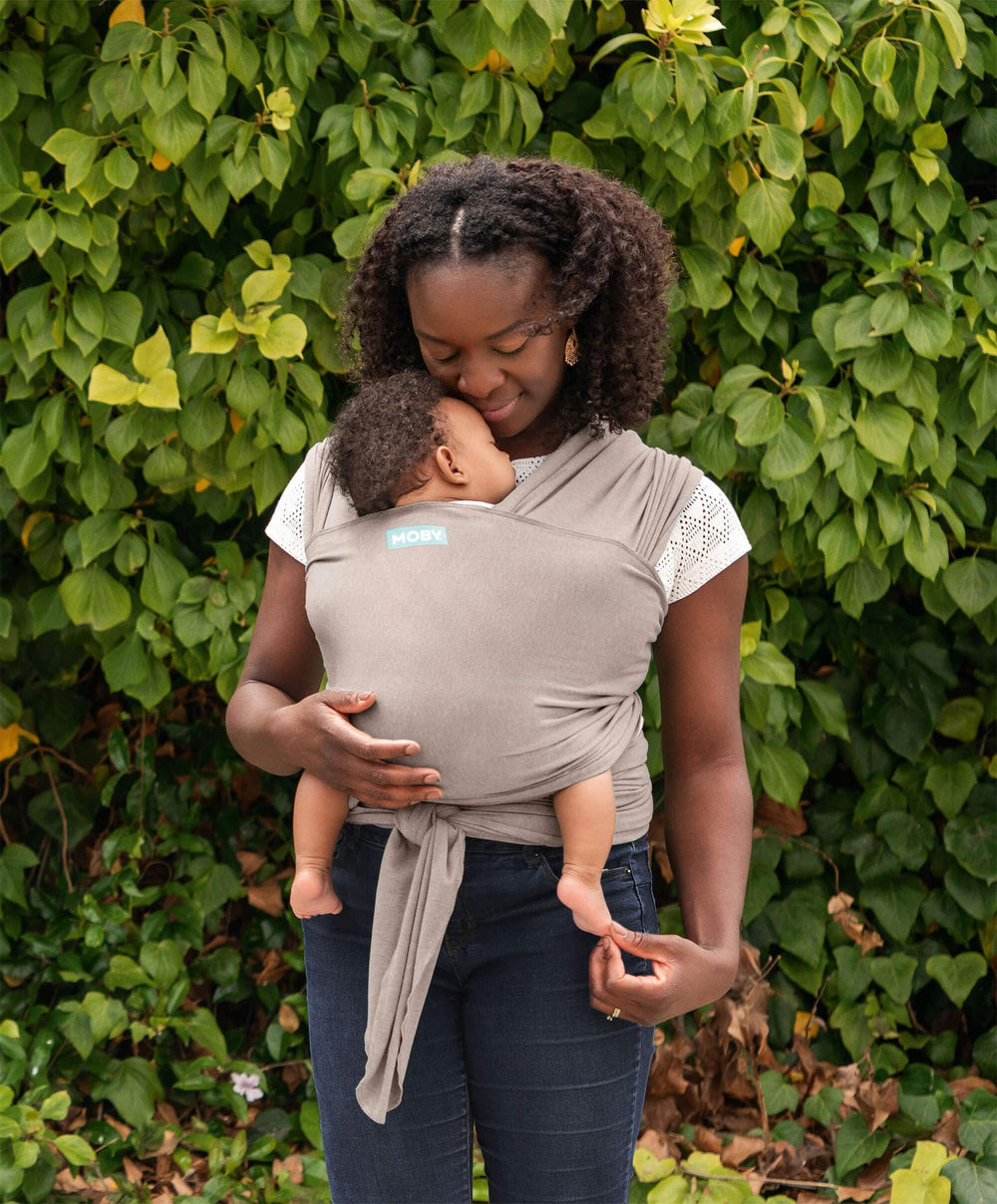 Moby Baby Carriers Moby Elements Wrap Baby Carrier - Taupe