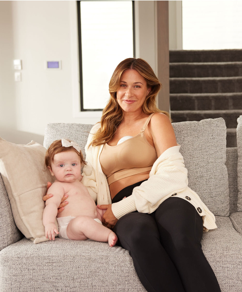 Momcozy Breastfeeding Momcozy Double M5 Wearable Electric Breast Pump - Grey