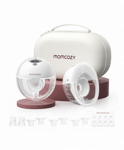 Momcozy Breastfeeding Momcozy M5 Smart Wearable Double Electric Breast Pump - Grey