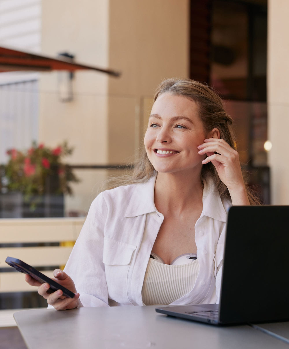 Momcozy Breastfeeding Momcozy M9 Double Breast Pump - White/Pink