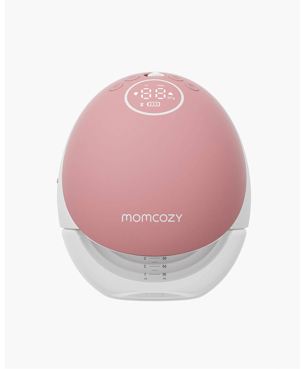 Momcozy Breastfeeding Momcozy M9 Single Breast Pump - White/Pink