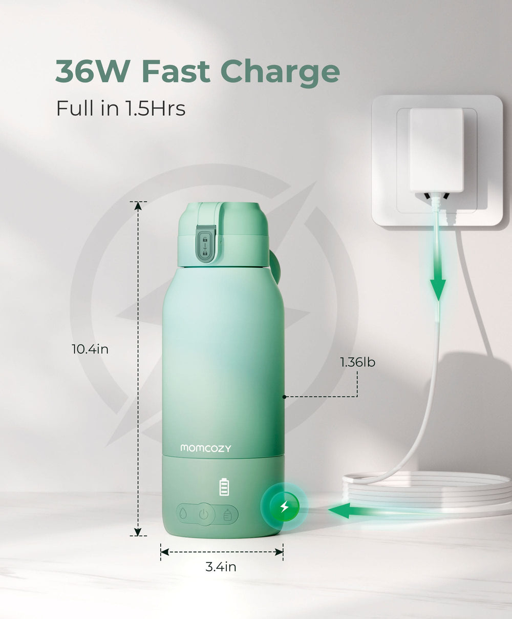 Momcozy Momcozy Portable Milk Warmer for Travel - Green