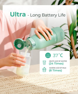 Momcozy Momcozy Portable Milk Warmer for Travel - Green