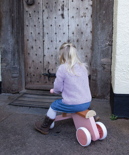 Moover Ride on Toy Moover Bike (4-Wheel) - Pink