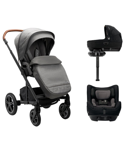 Nuna Nuna Mixx Next Generation Pushchair 4 Piece Bundle inc. CARI & TODL Car Seats - Granite