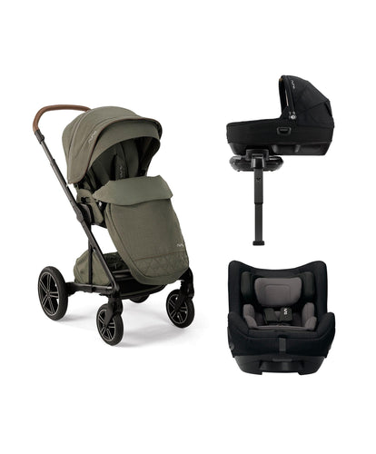 Nuna Nuna Mixx Next Generation Pushchair 4 Piece Bundle inc. CARI & TODL Car Seats - Pine