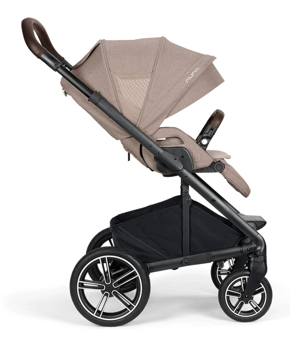 Nuna Nuna Mixx Next Pushchair Bundle With Carrycot Stand &amp; Arra Flex Car Seat &amp; Base - Chateau/Caviar