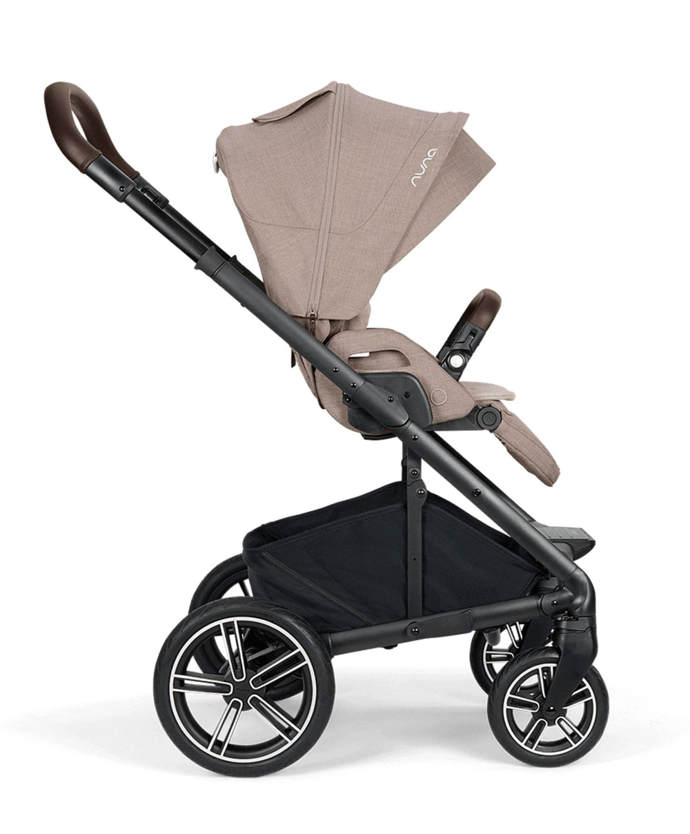 Nuna Nuna Mixx Next Pushchair Bundle With Carrycot Stand &amp; Arra Flex Car Seat &amp; Base - Chateau/Caviar