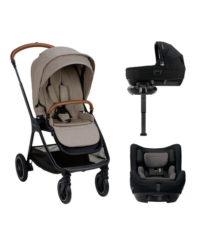 Nuna Nuna TRIV Next Generation Pushchair 4 Piece Bundle inc. CARI & TODL Car Seats - Hazelwood