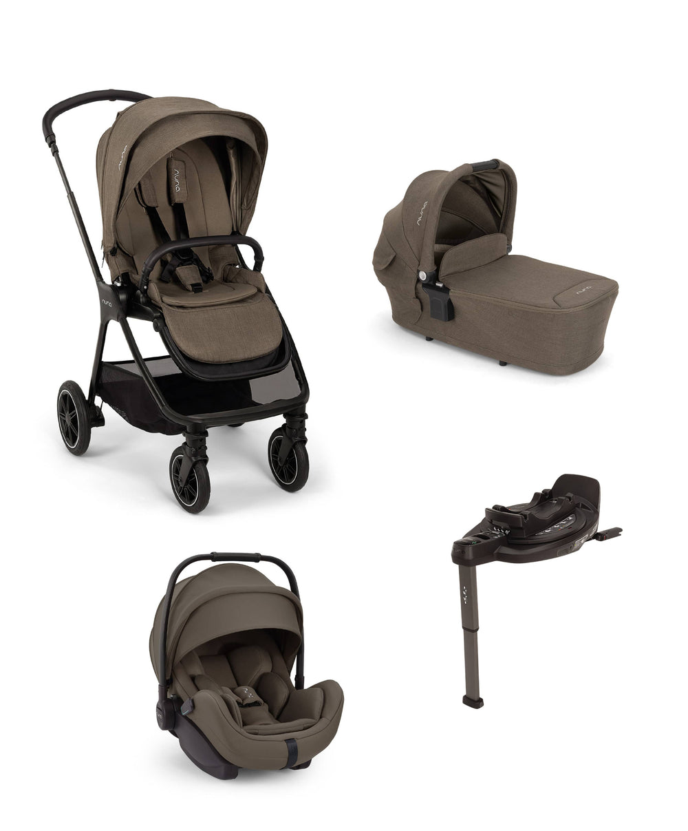 Nuna Nuna Triv Next Pushchair Bundle with Arra Flex Car Seat &amp; Base - Pistachio