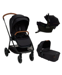 Nuna Pushchairs Nuna TRIV Next Pushchair 3 Piece Bundle inc. PIPA Urbn Car Seat - Caviar