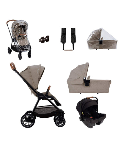 Nuna Pushchairs Nuna TRIV Next Pushchair 3 Piece Bundle inc. PIPA Urbn Car Seat - Hazelwood