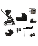 Nuna Pushchairs Nuna Triv Next Pushchair 4 Piece Travel Bundle with PIPA Next Car Seat & Base - Caviar