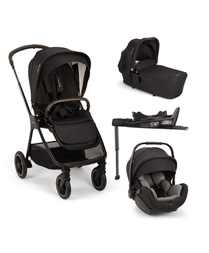 Nuna Pushchairs Nuna TRIV Next Pushchair with Arra Flex Car Seat & Base – Caviar
