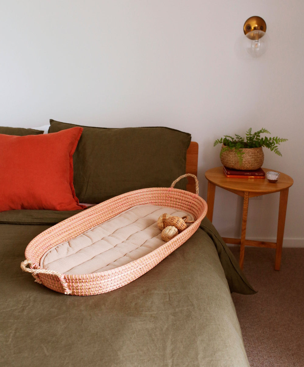 Olli Ella Changing Baskets Olli Ella Reva Changing Basket - Rose