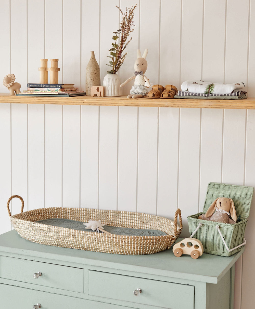 Olli Ella Changing Mats Olli Ella Reva Baby Changing Basket - Natural