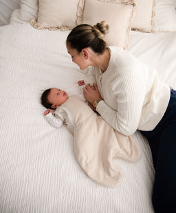 Purflo Dreampod Sleep Bags & Swaddling Purflo Swaddle to Sleep Bag 0-4 Months (2.5 Tog) - Sand