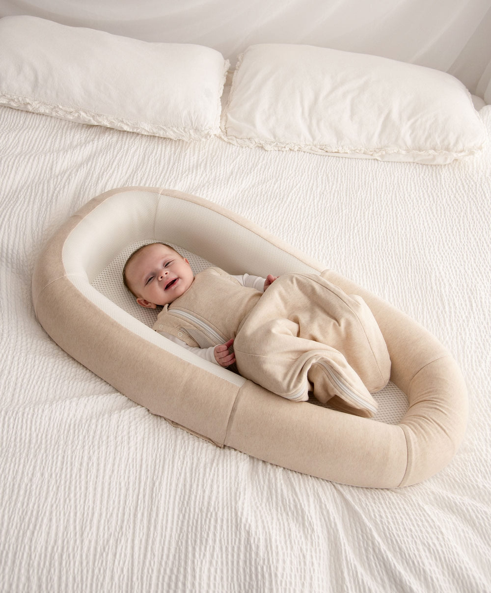 Purflo Dreampod Sleep Bags &amp; Swaddling Purflo Swaddle to Sleep Bag 0-4 Months (2.5 Tog) - Sand
