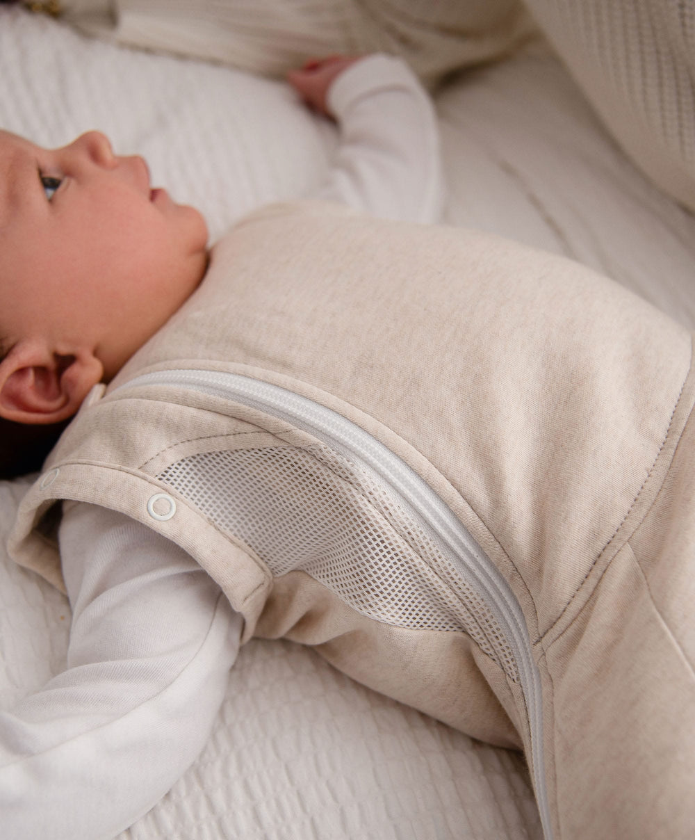 Purflo Dreampod Sleep Bags &amp; Swaddling Purflo Swaddle to Sleep Bag 0-4 Months (2.5 Tog) - Sand