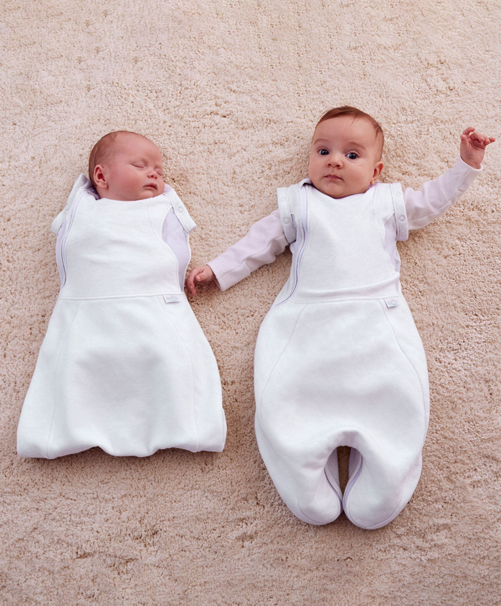 Purflo Dreampod Sleep Bags &amp; Swaddling Purflo Swaddle to Sleepbag 0-4 Months (2.5 Tog) - White