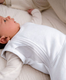 Purflo Dreampod Sleep Bags & Swaddling Purflo Swaddle to Sleepbag 0-4 Months (2.5 Tog) - White