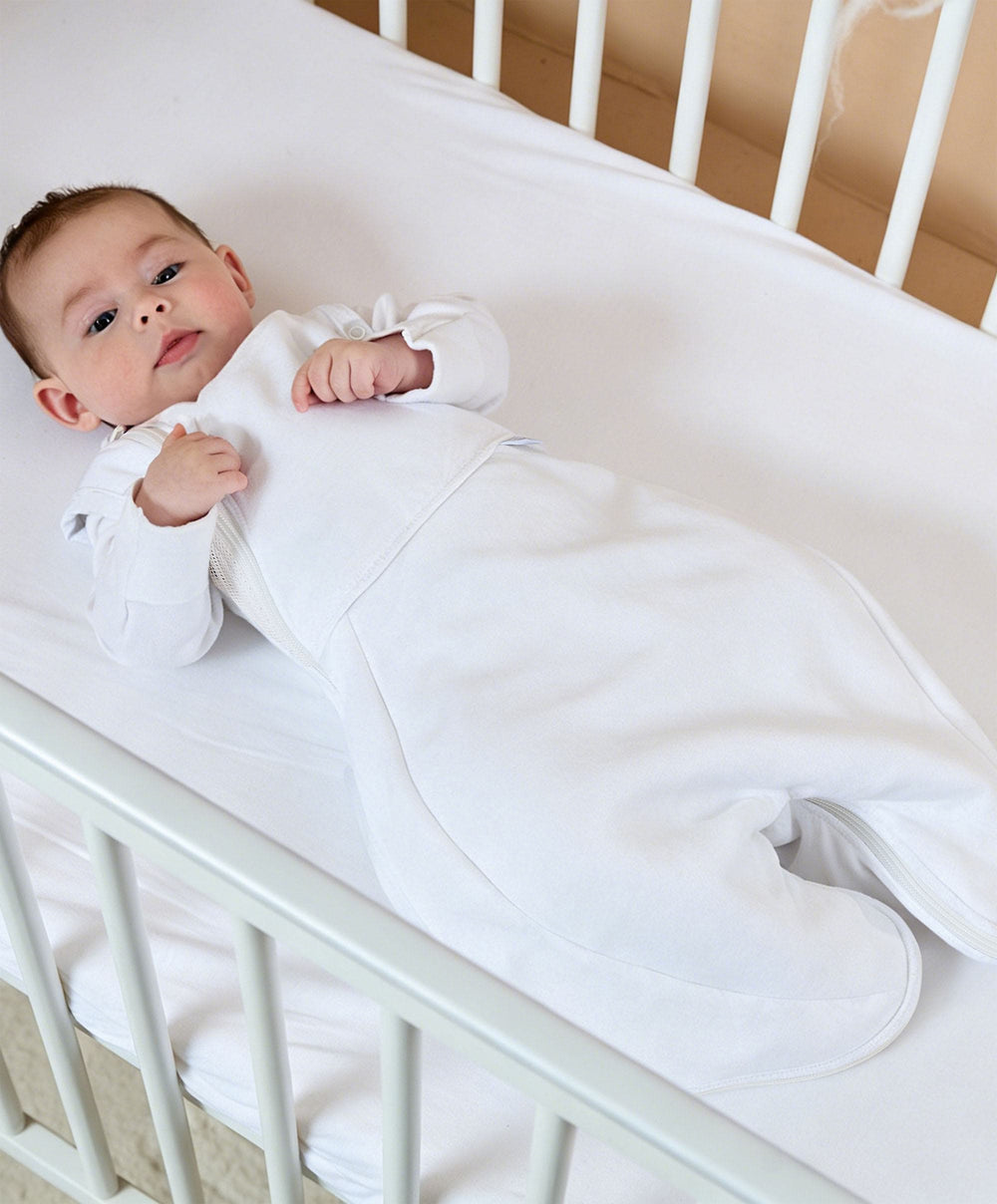 Purflo Dreampod Sleep Bags &amp; Swaddling Purflo Swaddle to Sleepbag 0-4 Months (2.5 Tog) - White