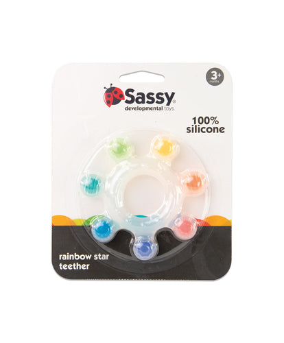 Sassy Teethers Sassy Rainbow Star Silicone Teether