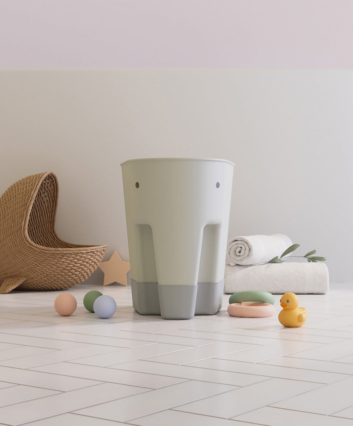 Shnuggle Ellie Bath Toy Storage Draining Caddy ??? Mamas & Papas IE