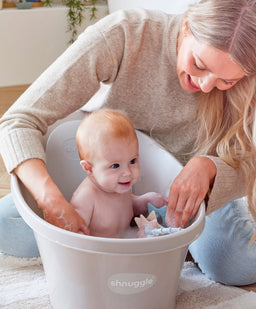 Shnuggle Baths Shnuggle Newborn Baby Bath - Taupe