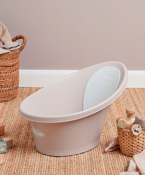 Shnuggle Newborn Baby Bath - Taupe