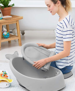 Skip Hop Baths Moby 3 Stage Baby Bath - Grey