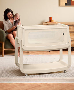 Snuz Bedside Sleeping SnuzPod 5 Bedside Crib - Cashmere