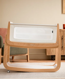 Snuz Bedside Sleeping SnuzPod 5 Bedside Crib - Natural