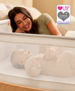 Snuz Bedside Sleeping SnuzPod 5 Bedside Crib - Natural