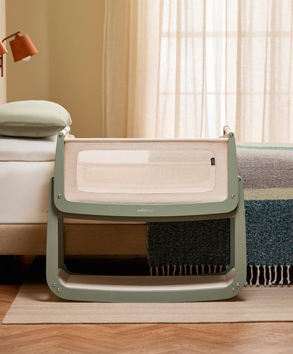 Snuz Bedside Sleeping SnuzPod 5 Bedside Crib - Sage