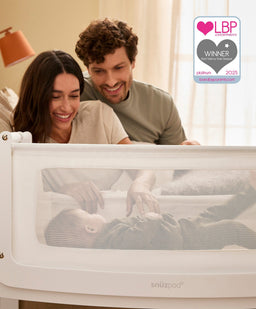 Snuz Bedside Sleeping SnuzPod 5 Bedside Crib - White