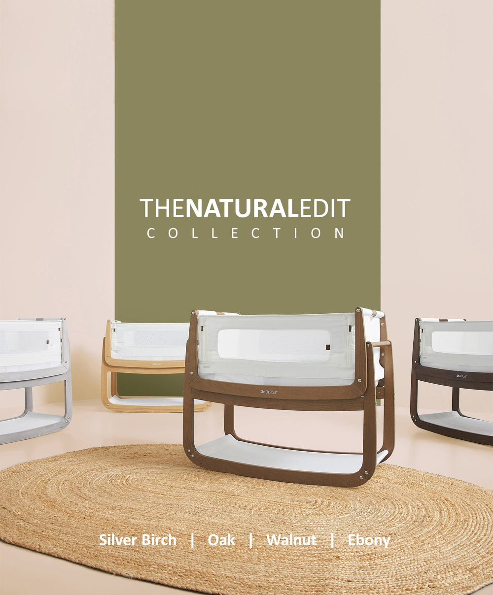 Snuz Bedside Sleeping SnuzPod4 Bedside Crib - Silver Birch