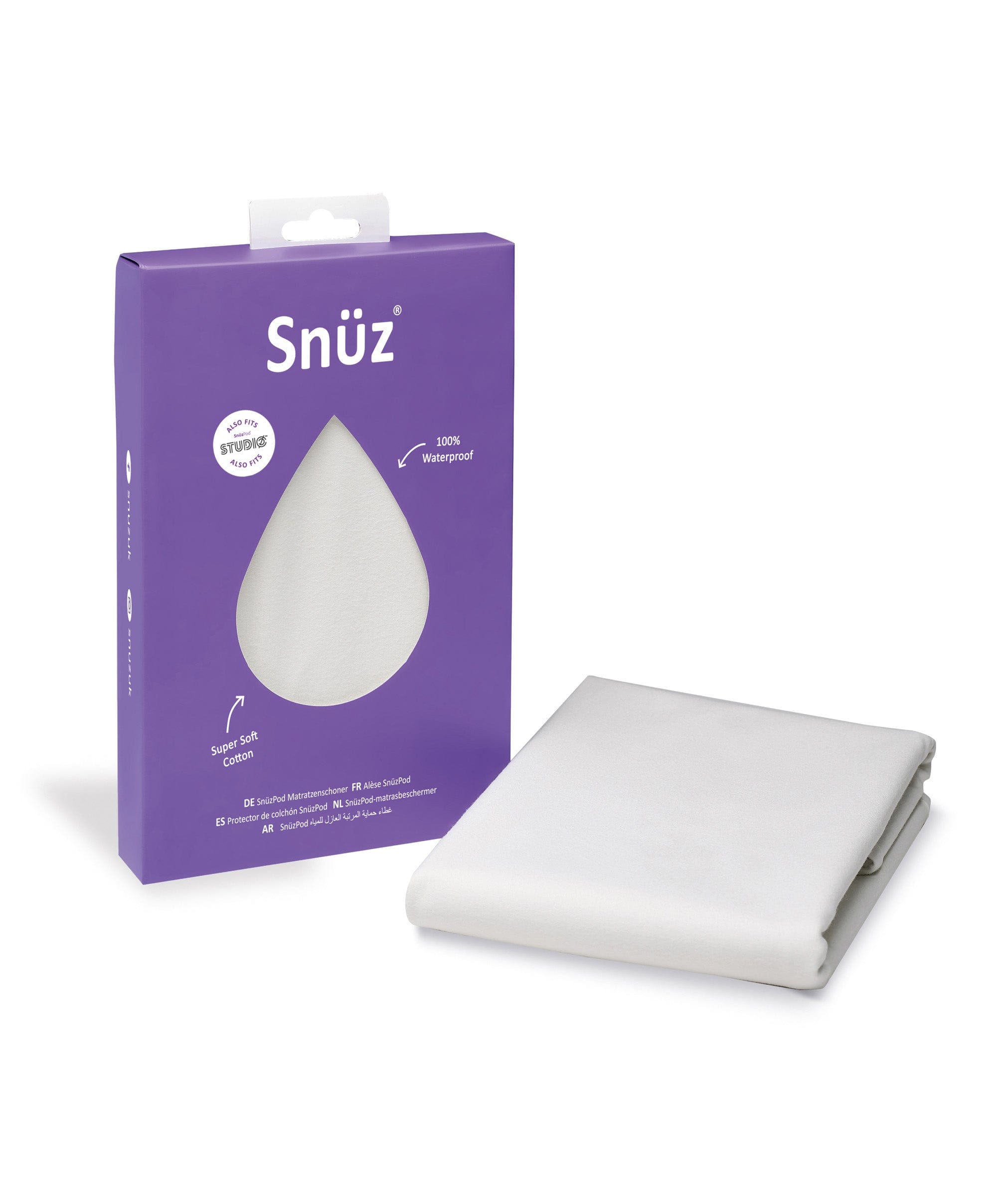 SnuzPod 5 Studio Waterproof Crib Mattress Protector