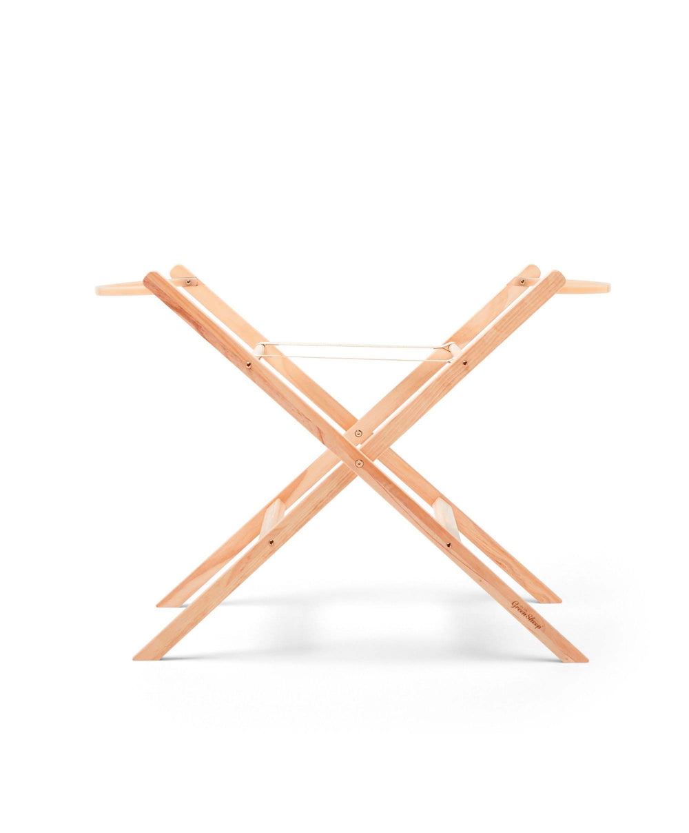 Snuz Moses Basket Stands Little Green Sheep Moses Basket Stand - Natural