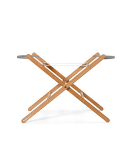 Snuz Moses Baskets SnuzBaskit Light Grey Moses Basket & Natural Stand - Light Grey/ Natural