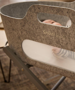 Snuz Moses Baskets SnuzBaskit Moses Basket & Stand - Light Grey/Dove